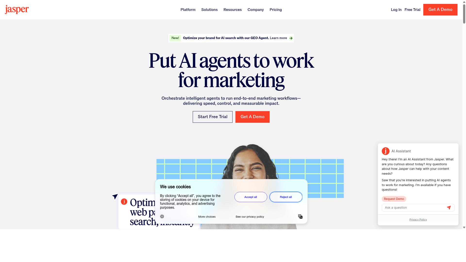 Jasper website